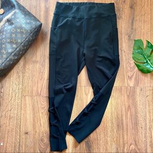 Popfit plus size leggings corset sides